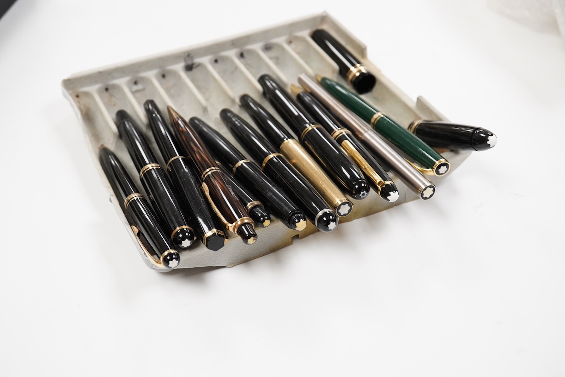 Montblanc and Pelikan fountain pens and associated spares
